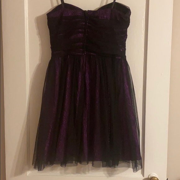 Purple Cocktail Dress - Picture 4 of 5